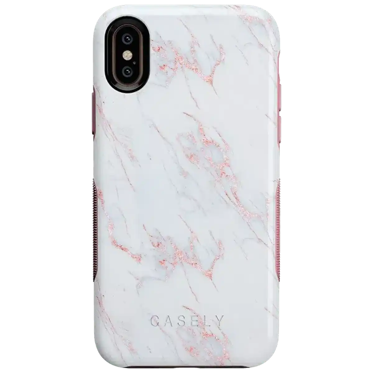 Subtle Blush | White and Pink Marble Case