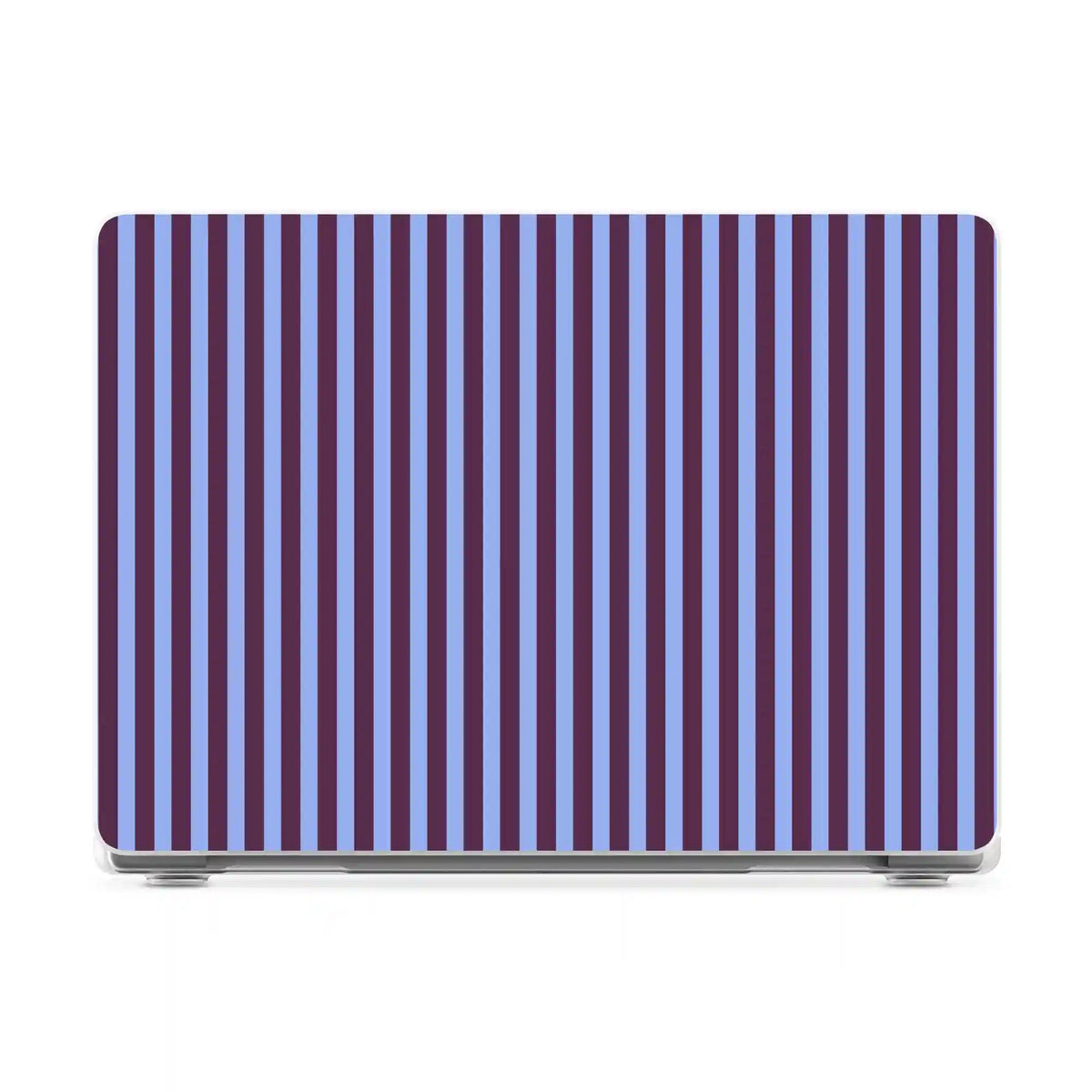Perfect Stripes | Purple & Blue Stripes Laptop Shell