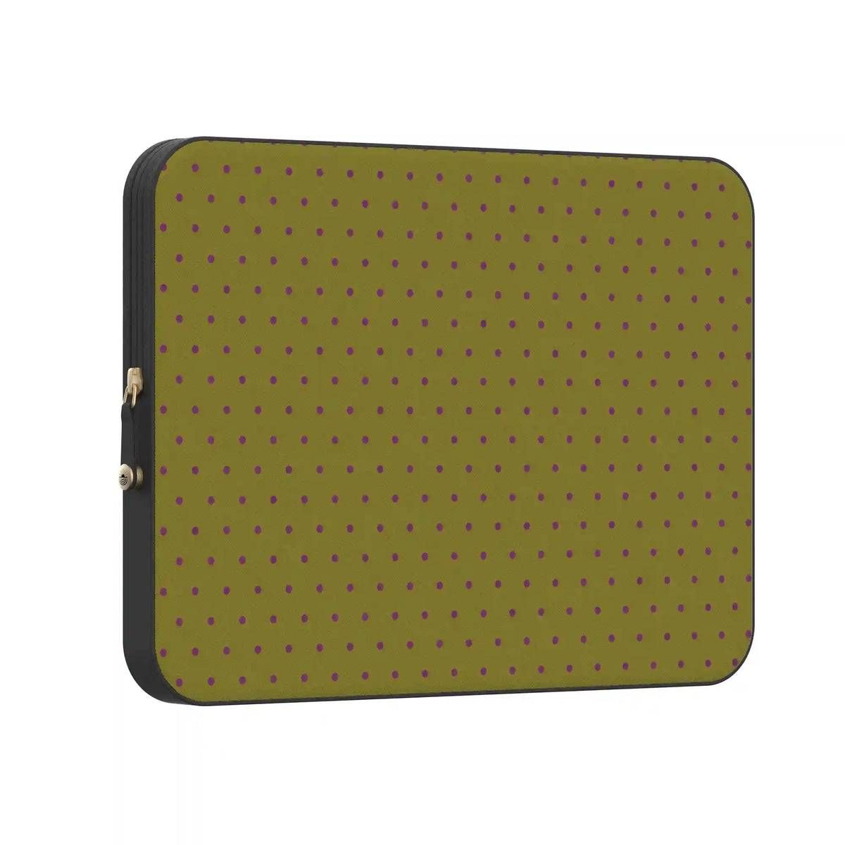 On the Dot | Moss & Plum Dots Laptop Case
