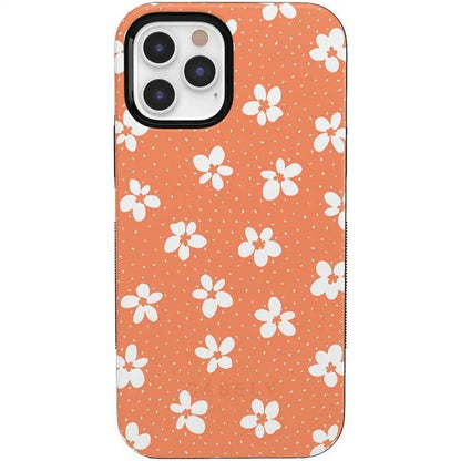 Flower My World | Burnt Orange Floral Case