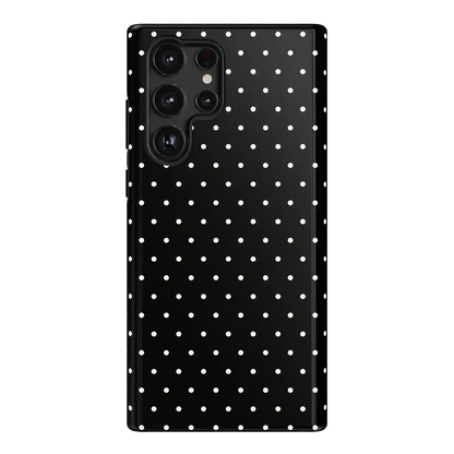 On the Dot | White Polka Dot Case