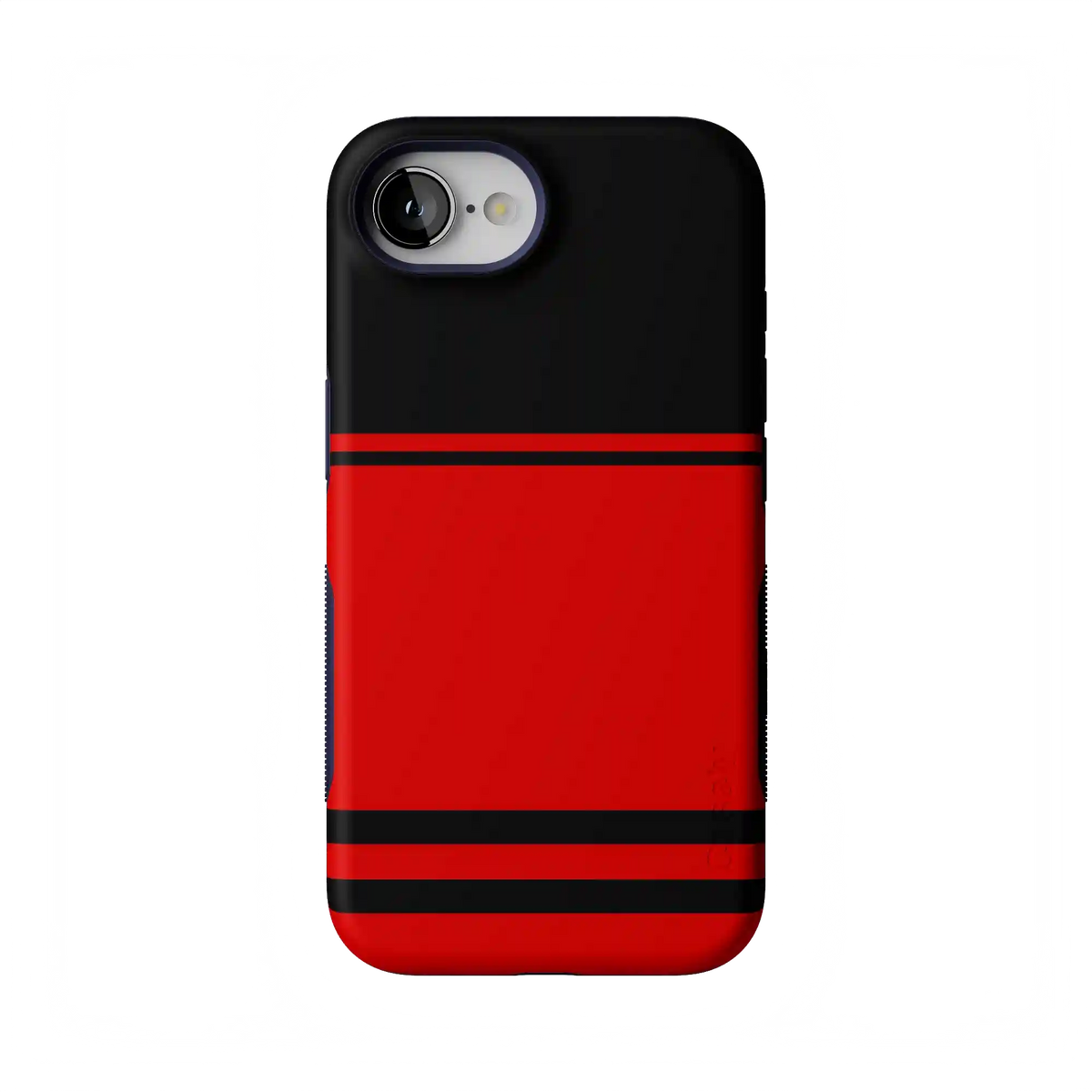 Storm Warning | Black & Red Stripes Case