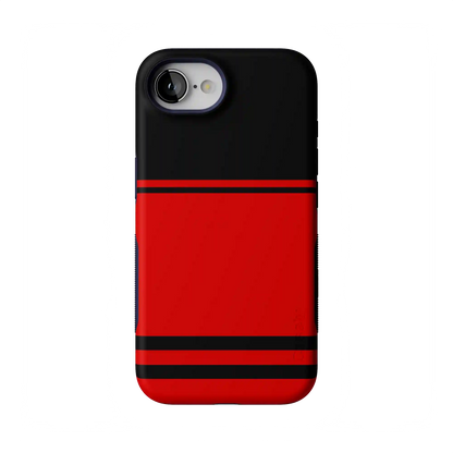 Storm Warning | Black & Red Stripes Case