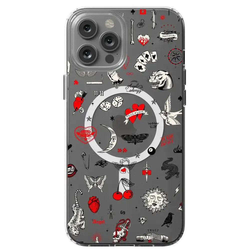 Not a Phase | Clear Flash Tattoo Case