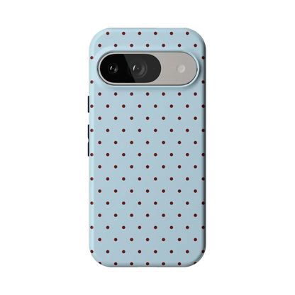 On the Dot | Blue Polka Dot Case