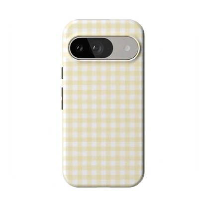Pastel Picnic | Yellow Gingham Case