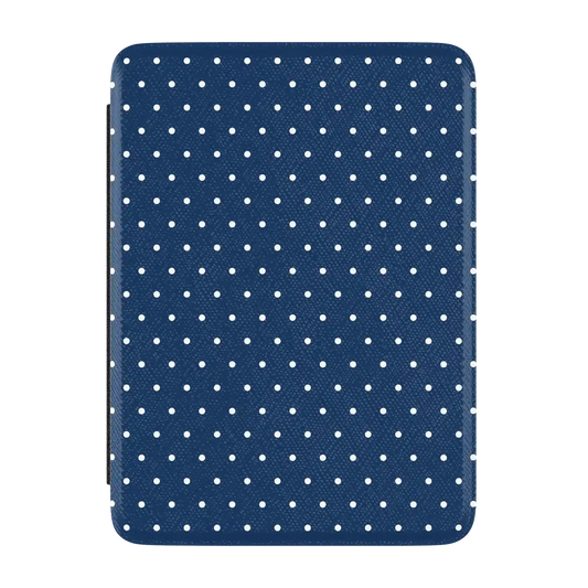 On the Dot | Navy Polka Dot Kindle Case