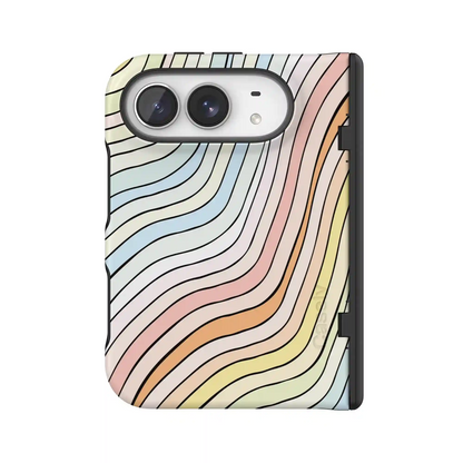 Ride The Wave | Pastel Rainbow Lined Case