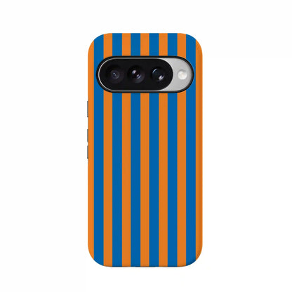 Go New York | Blue & Orange Stripes Case