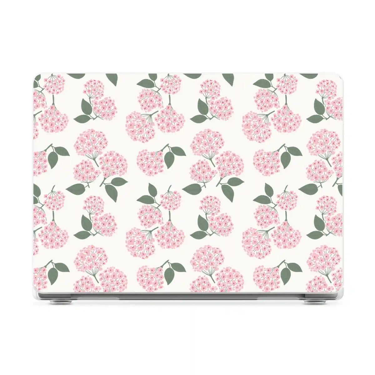 Nantucket Cottage | Pink Hydrangea Laptop Shell