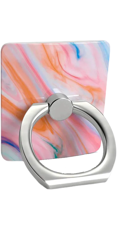 You're a Gem | Rainbow Marble Swirl Phone Ring