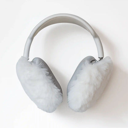 White Fluffy Earmuffs | AirPods Max Case