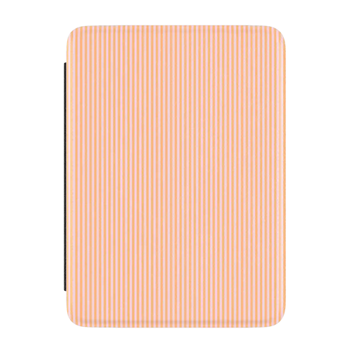 Stripes and the City | Orange & Pink Pinstripe Kindle Case