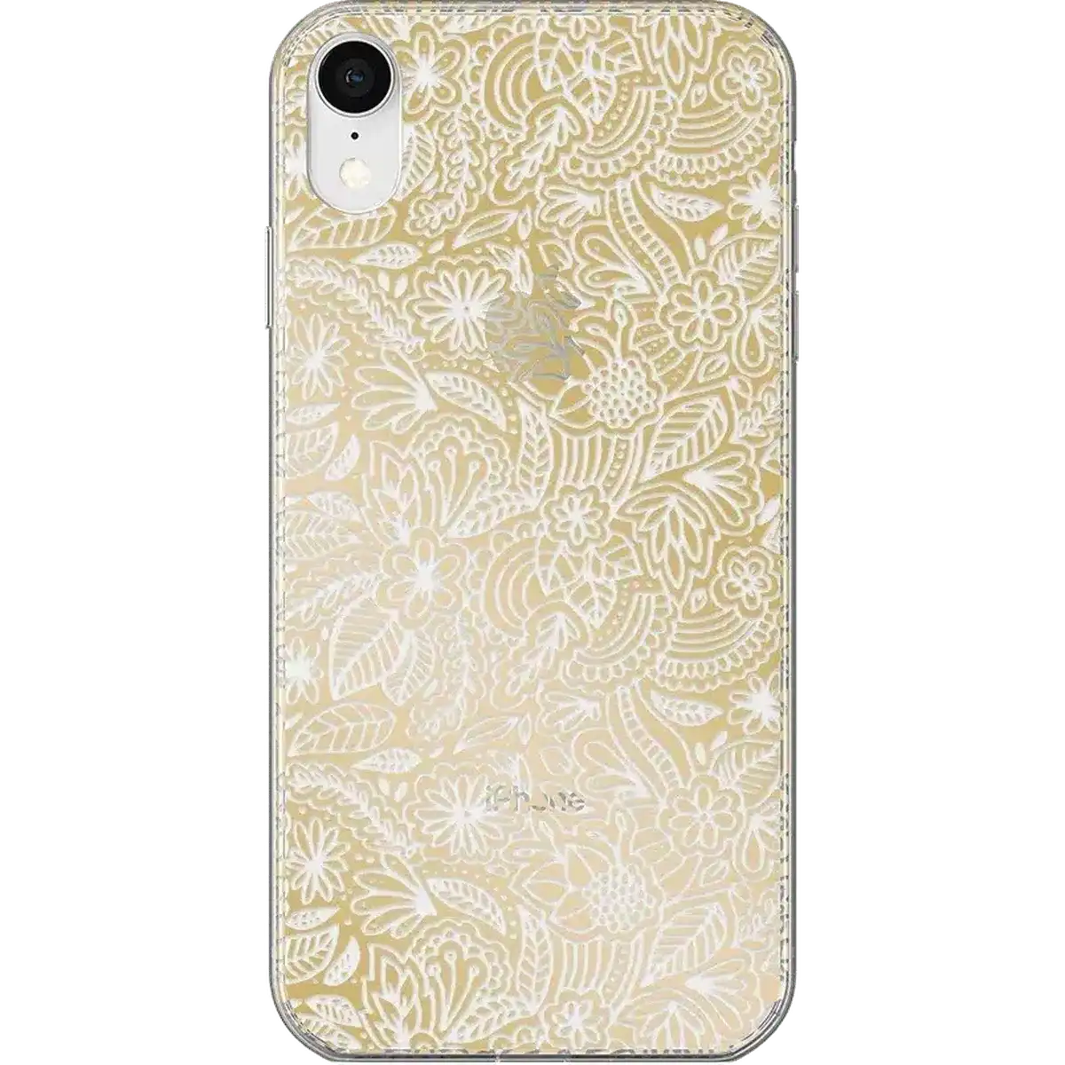 Floral Mandala | Rose Gold Clear Case