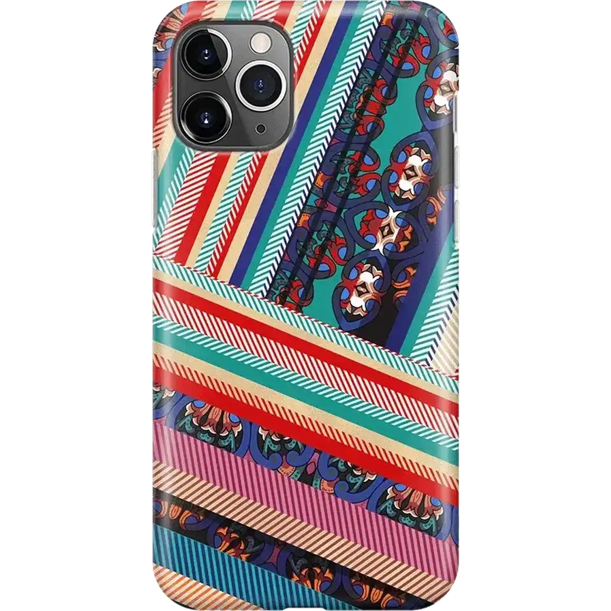 Wearing Layers | Layered Patchwork iPhone Case