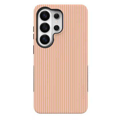 Stripes and the City | Orange & Pink Pinstripe Case