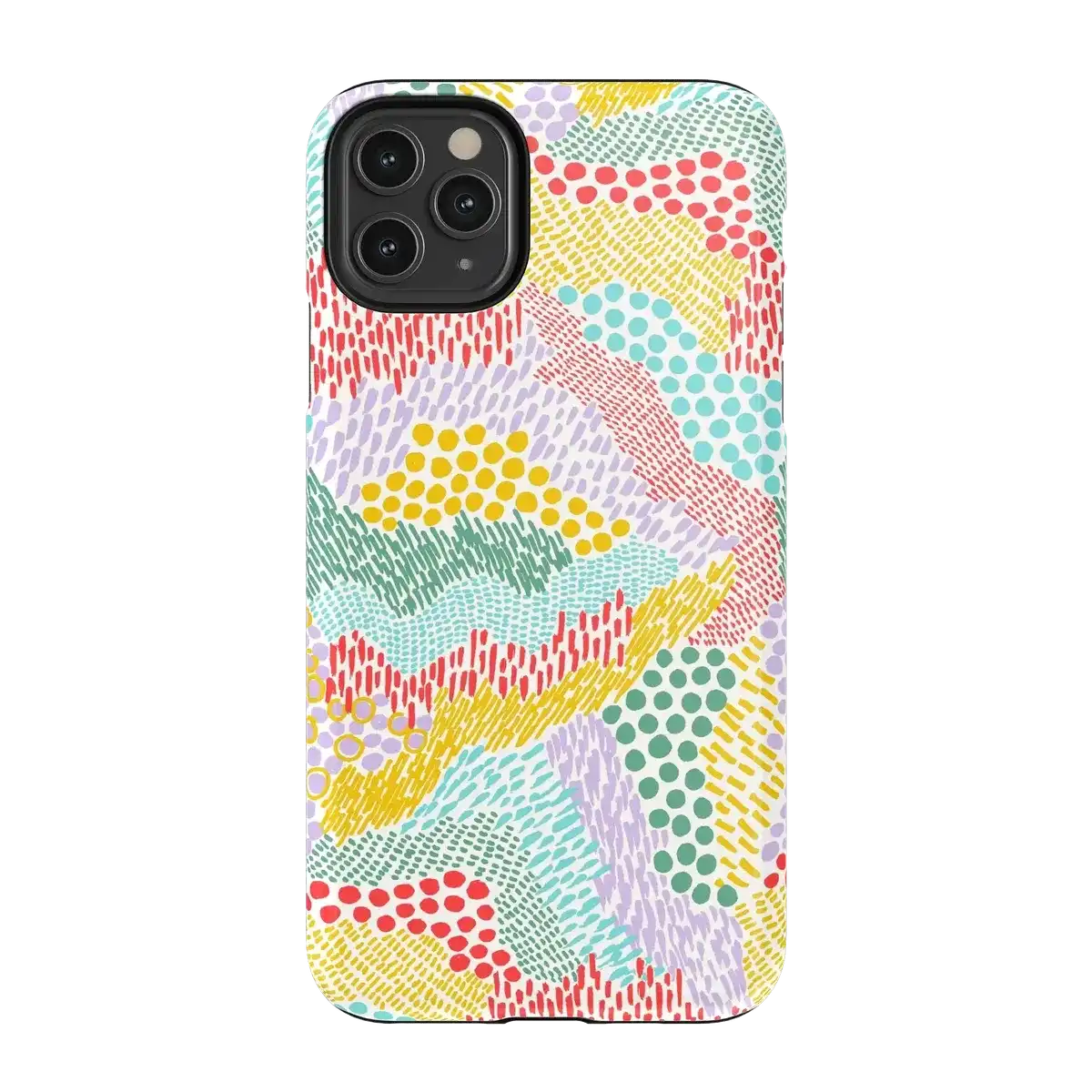 Color Me Happy | Pattern Colorblock Case