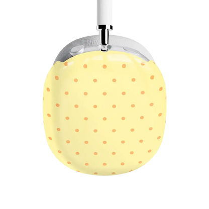 On the Dot | Yellow Polka Dot AirPods Max Case
