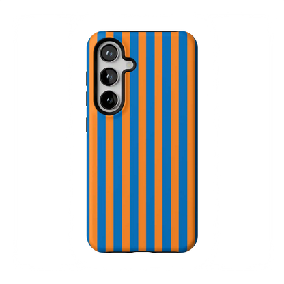 Go New York | Blue & Orange Stripes Case