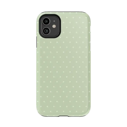 On the Dot | Green Polka Dot Case
