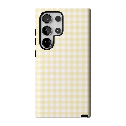 Pastel Picnic | Yellow Gingham Case