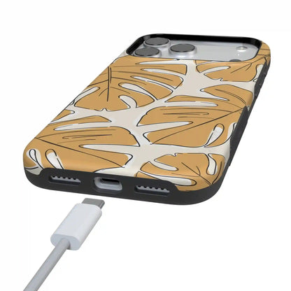Island Time | Tropical Leaves Floral Case