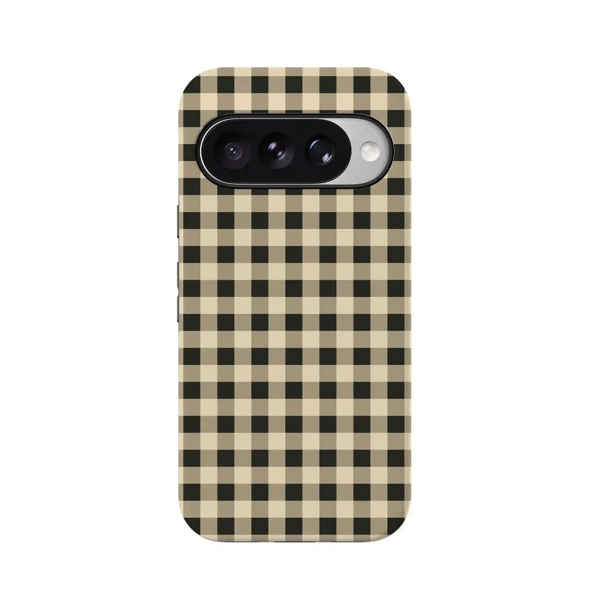 Cedar Lane | Black & Cream Gingham Case