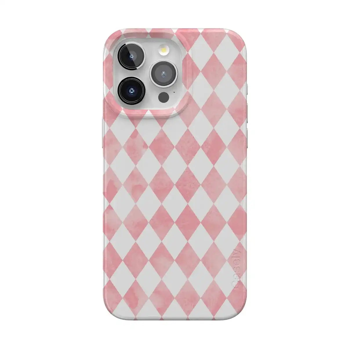 Queen of Diamonds | Pink Watercolor Case