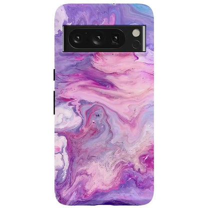 Tie Dying Over You | Purple Marble Google Pixel Case