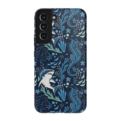 Midnight Reef | Shark Print Case
