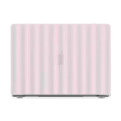 Stripes and the City | Light Pink Pinstripe Laptop Shell