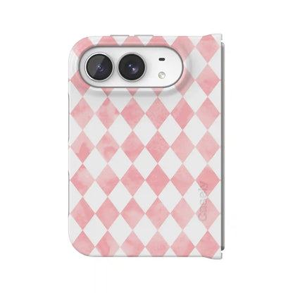 Queen of Diamonds | Pink Watercolor Case