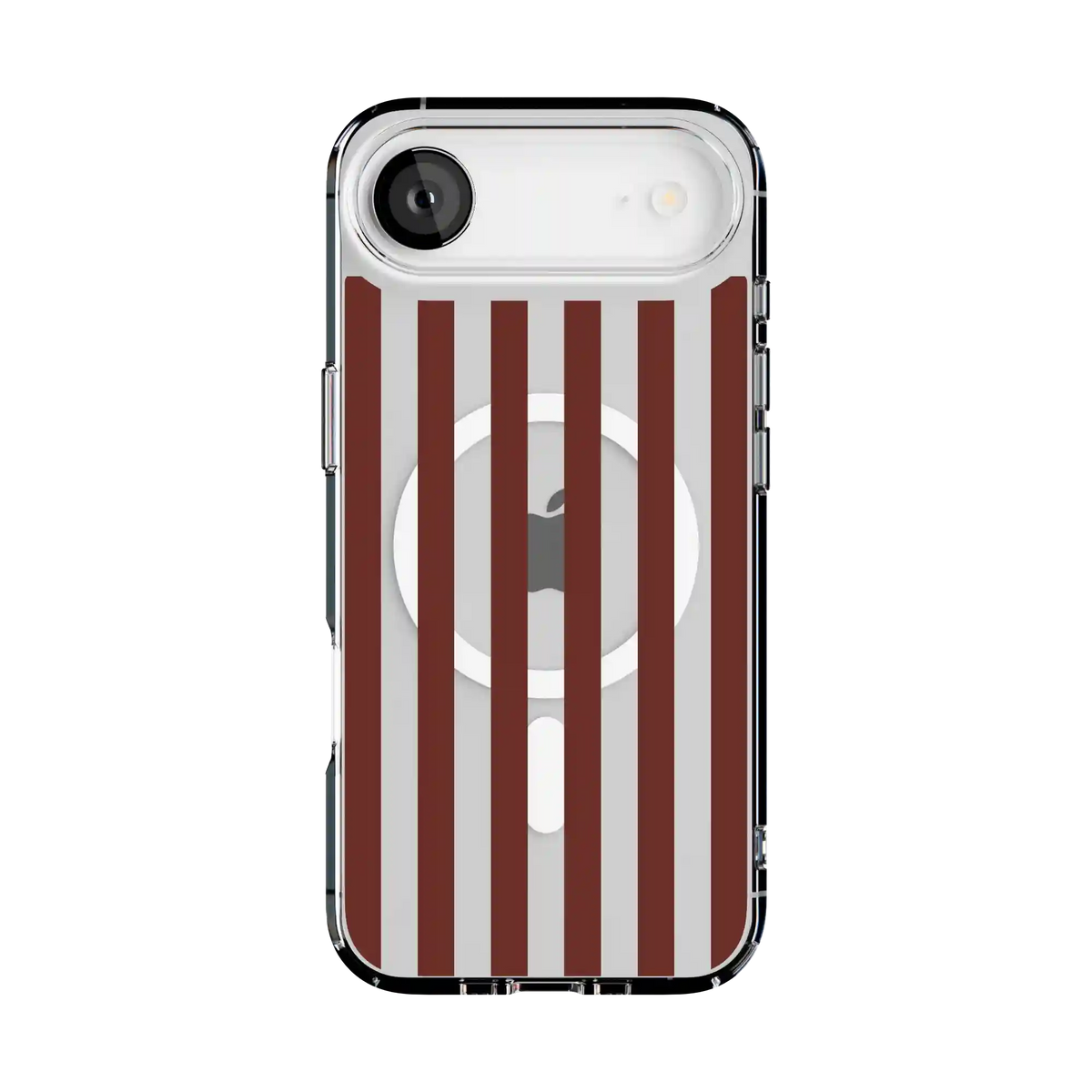 Sunday in Brooklyn | Burgundy Stripes Case