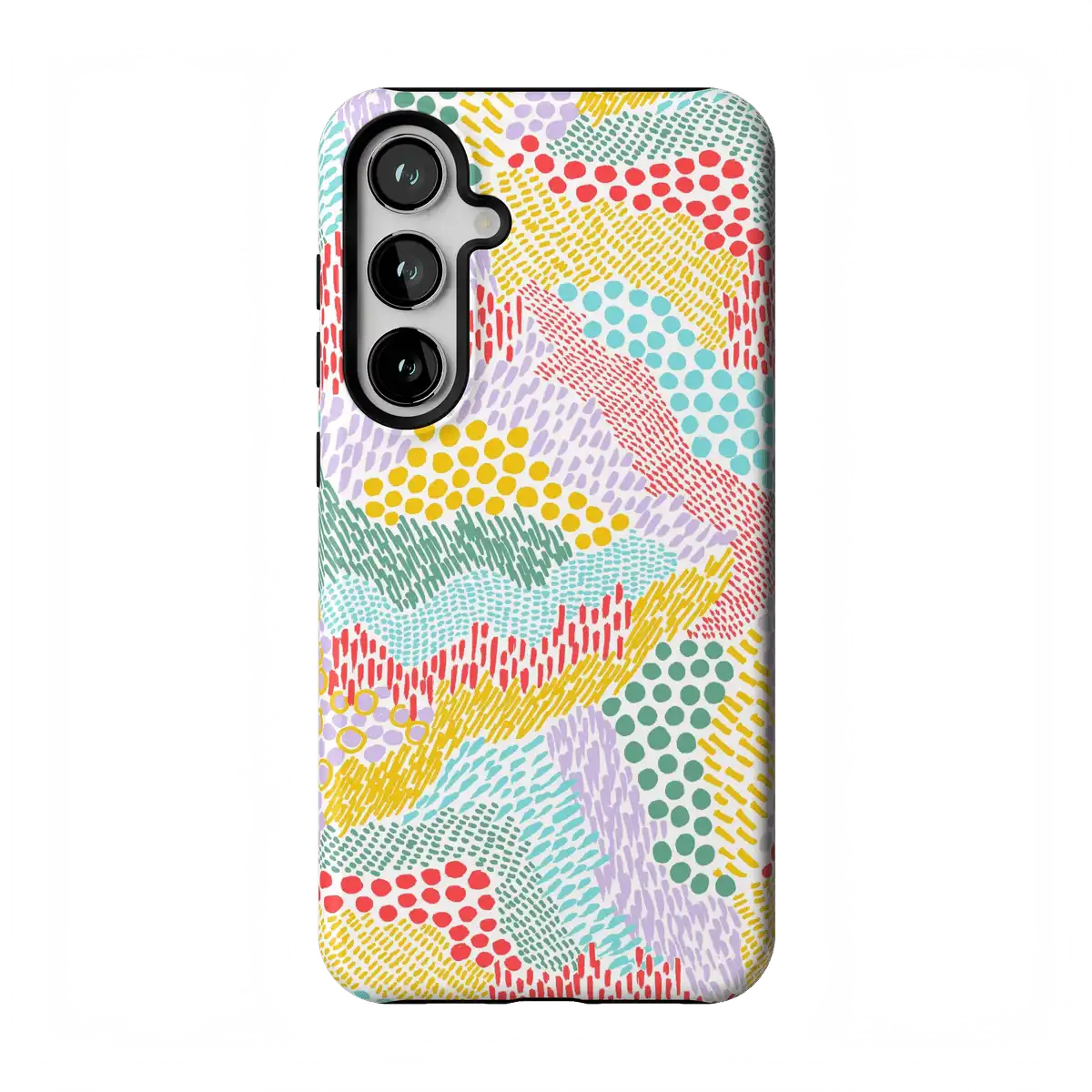 Color Me Happy | Pattern Colorblock Case