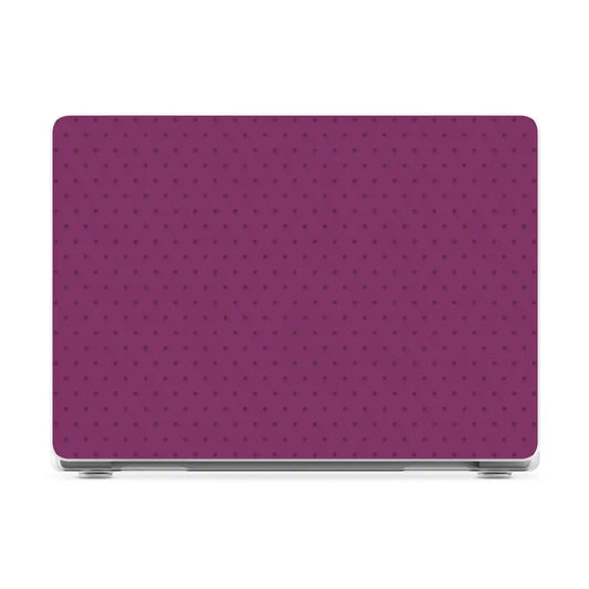 On the Dot | Plum Polka Dot Laptop Shell