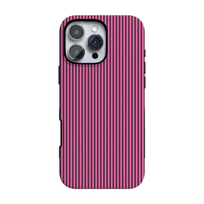 Stripes and the City | Pink & Purple Pinstripe Case