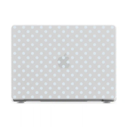 Spotted in SoHo | Light Blue Clear Polka Dot Laptop Shell