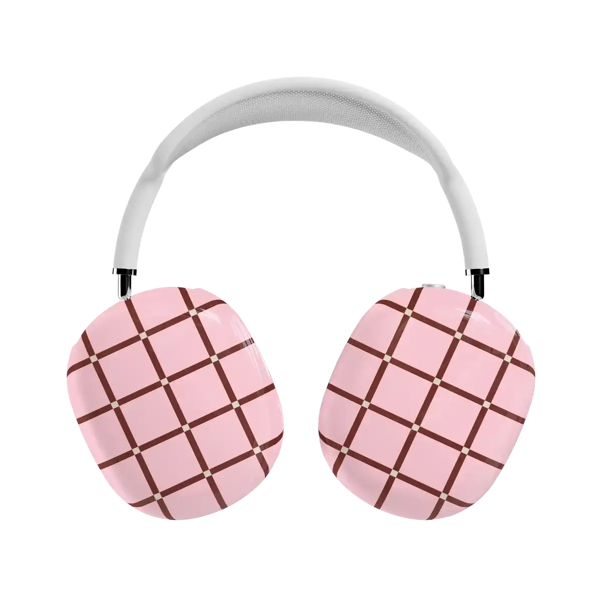 Uptown Gridlock | Pink Checkerboard AirPods Max Case