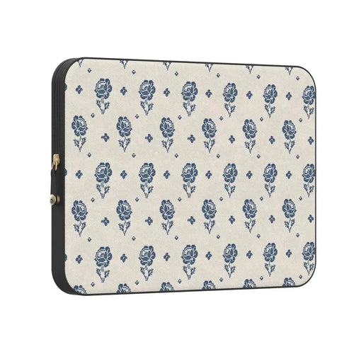 Seaside Stitch | Vintage Roses Laptop Case