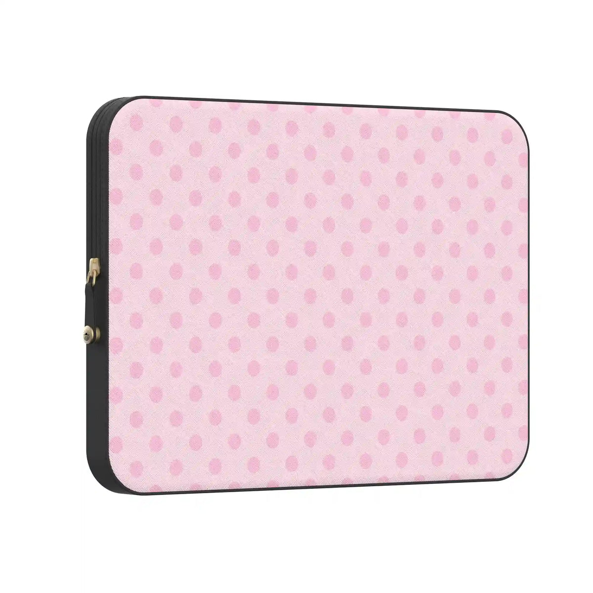 Spotted in SoHo | Pink Polka Dot Laptop Case