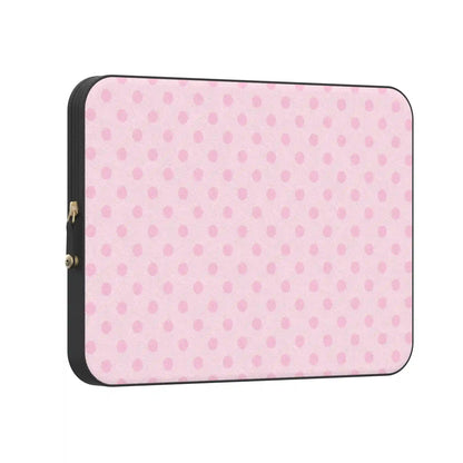 Spotted in SoHo | Pink Polka Dot Laptop Case