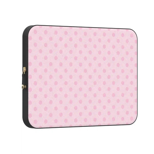 Spotted in SoHo | Pink Polka Dot Laptop Case