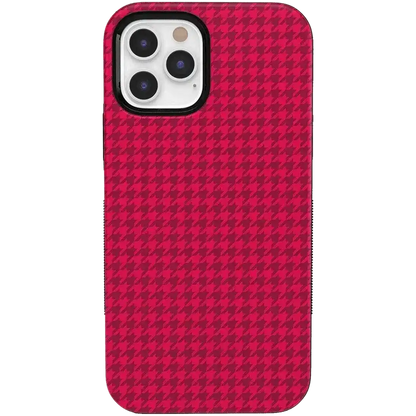 Best Dressed | Red Houndstooth Case