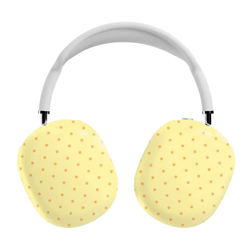 On the Dot | Yellow Polka Dot AirPods Max Case