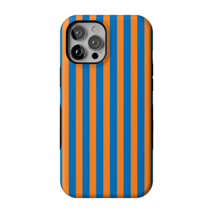 Go New York | Blue & Orange Stripes Case