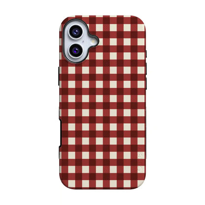 Checked Twice | Red Plaid Case