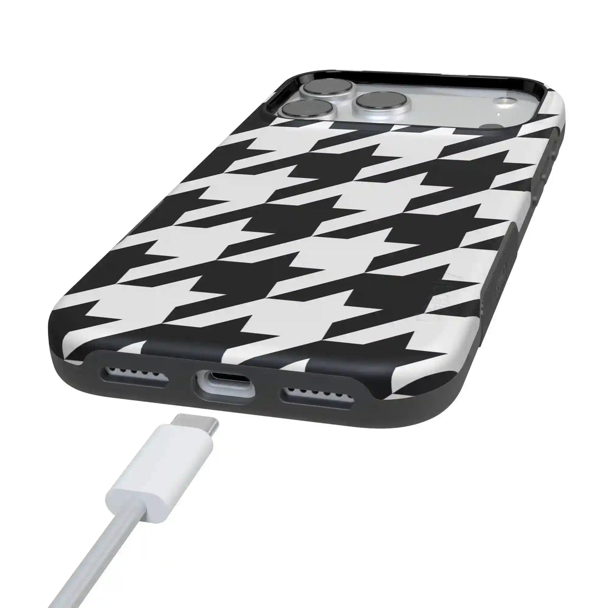 Houndstooth | High Contrast Design Case