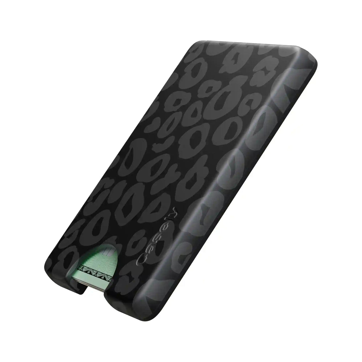 Into the Wild | Black Leopard MagWallet