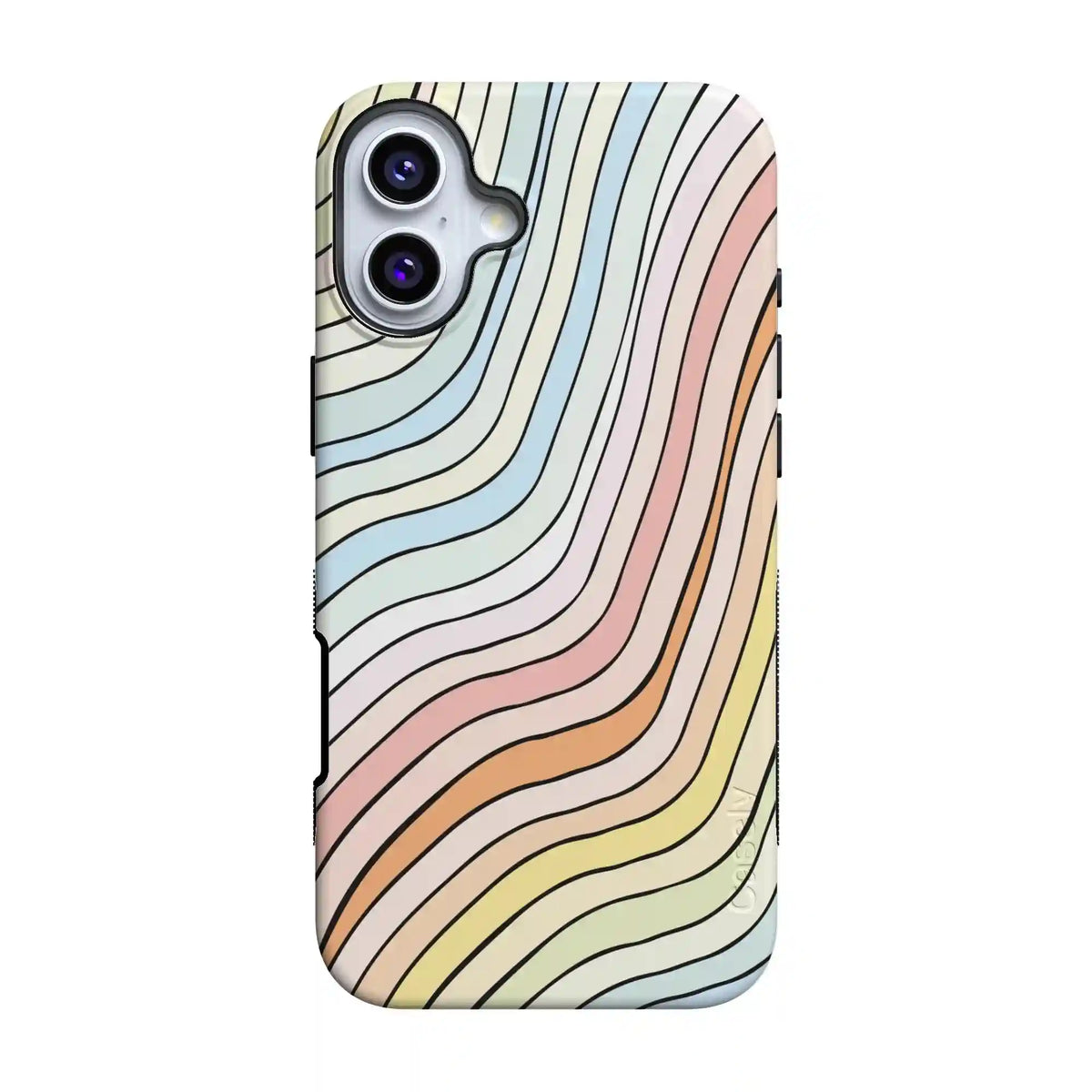 Ride The Wave | Pastel Rainbow Lined Case