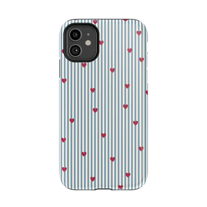 Love Lines | Blue Stripes Case